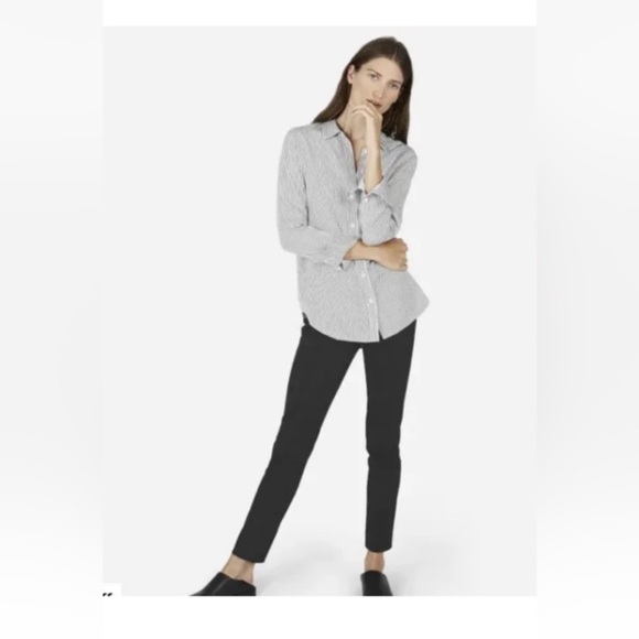 Everlane Stretch Ponte Side Zip Skinny Pants In Charcoal Gray Size XS NEW. - Picture 3 of 6